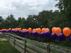 161 Balloons in remembrance of Pat Summitt's 161 players